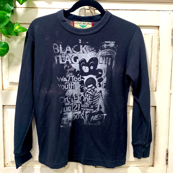 Loveworn Boutique, Santa Barbara Retro Henley - Picture 1 of 4
